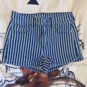 American Eagle Outfitters pinstripe Jean shorts